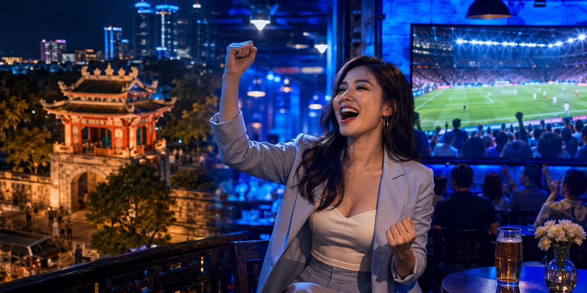 Người dùng tại Hà Nội xem tỷ lệ kèo bóng đá trực tuyến trên điện thoại